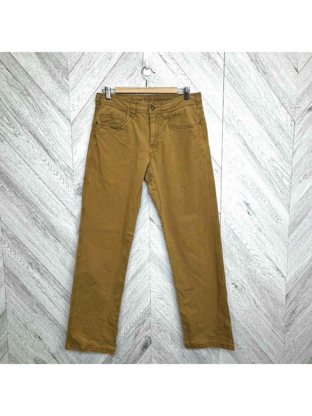 Prana Pants Mens 32x32 Cumin Brown Bronson Hiking Utility Work Canvas Outdoor
